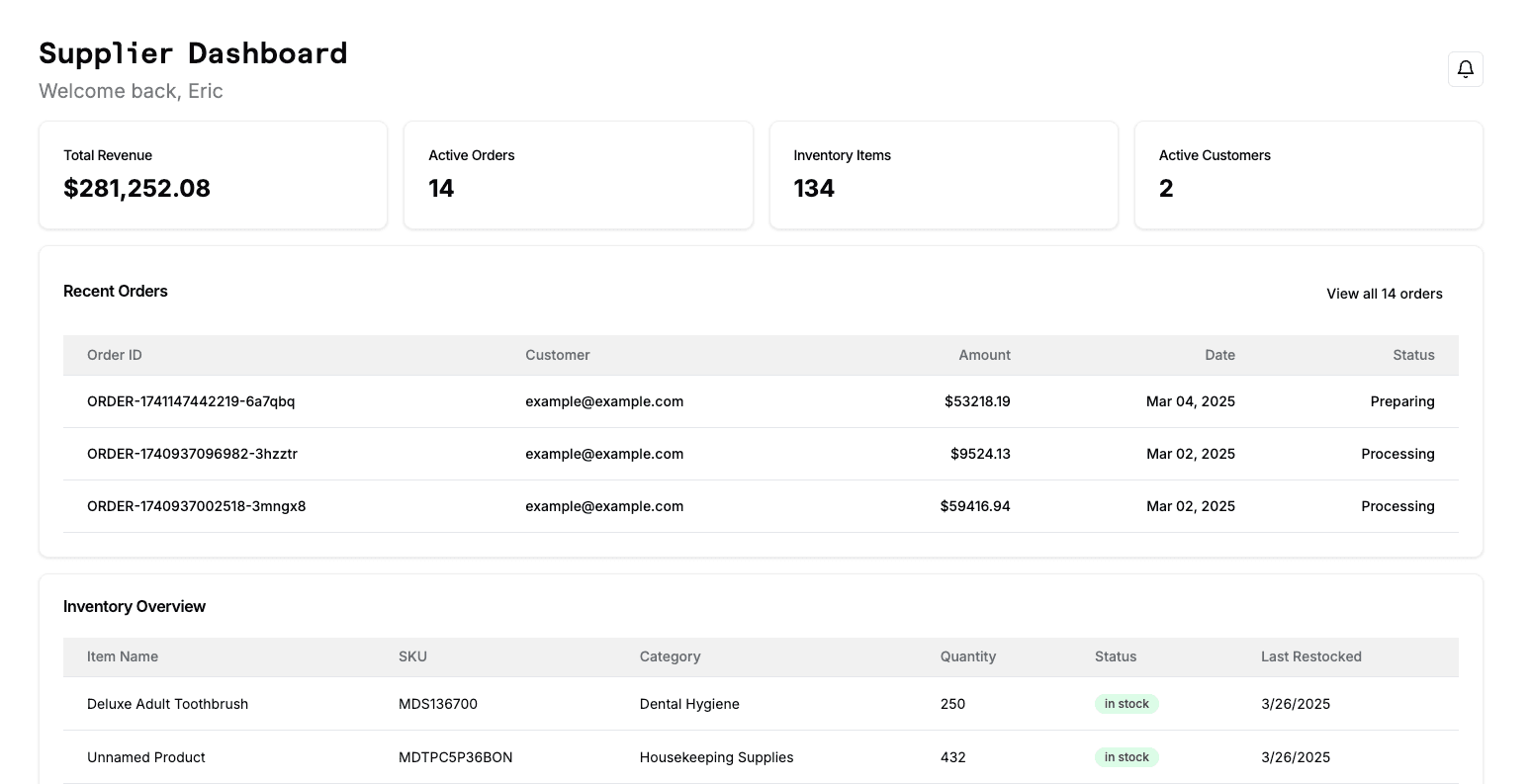 Launch UI app screenshot